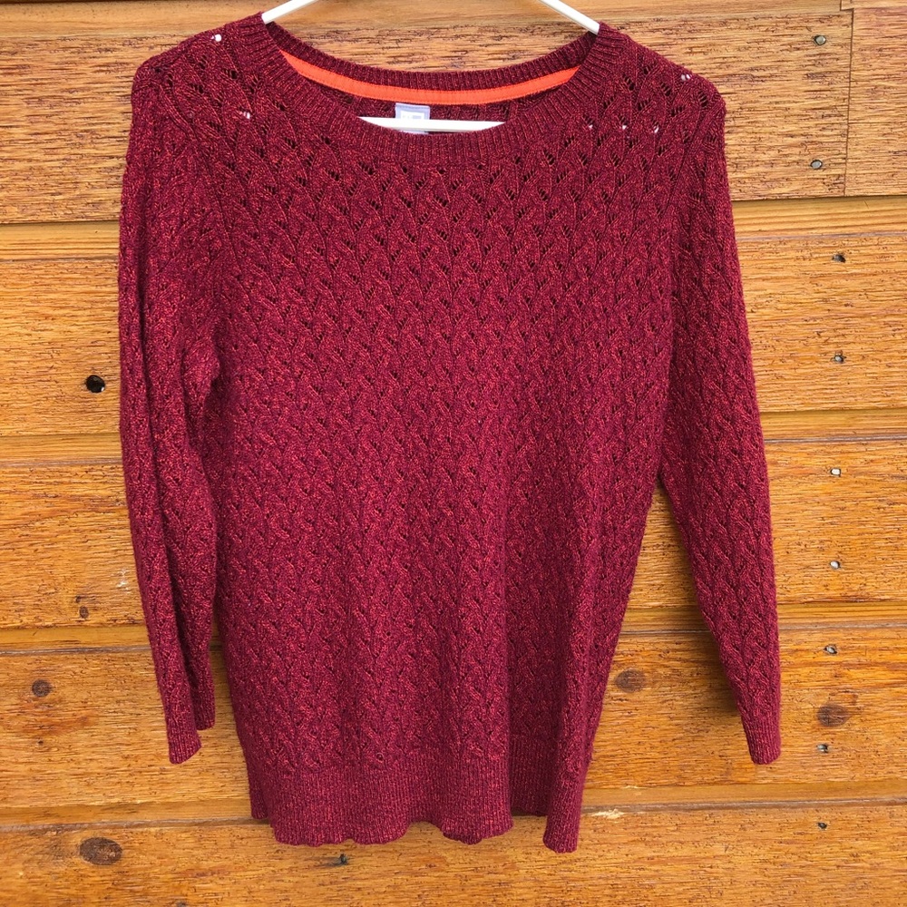 JCP 3/4 sleeve sweater!